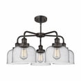 thumbnail image 2 of Innovations Lighting - Bell - 5 Light Stem Hung Chandelier In Art Deco, 2 of 2