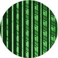 thumbnail image 1 of Ahgly Company Machine Washable Indoor Round Transitional Night Black Area Rugs, 6' Round, 1 of 7