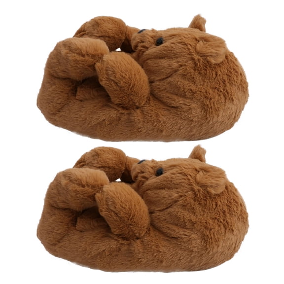 KAKOWELY Anti Skid Shoes Cartoon Bear Slippers for Home Use 1 Pair 11.79X7.86X5.89in
