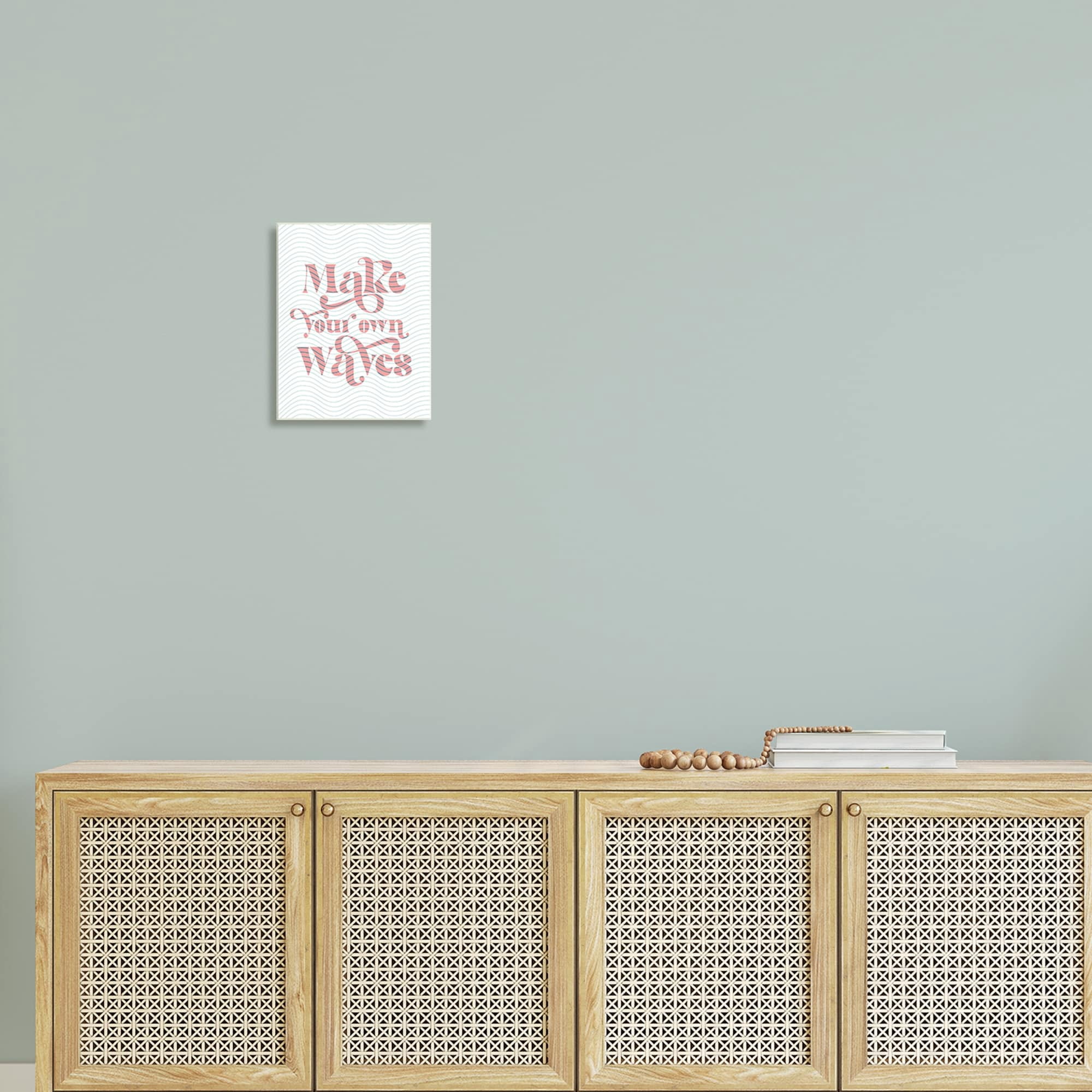Stupell Industries Make Your Own Waves Groovy Patterned Stripes Graphic Art Unframed Art Print Wall Art, Design by Daphne Polselli