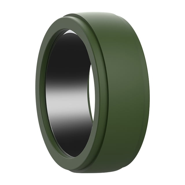 Protector Anillo A Prueba Golpes Ygjytge Cubierta Elástica Silicona Oura Ring Gen 3 Verde Oscuro
