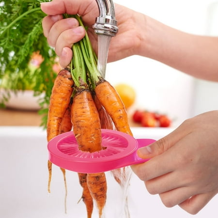 

car glass cleaning brush pot christmas gift Colorful And Practical Portable Corn Whisker Cleaning Brush Fruit Vegetable Cleaner Manual Washer