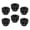 Black, variant on 6Pieces Wear Resistant Mop Gear Part for Simple Replacement Cost Savings and Reliable Operation in Home Cleaning Systems