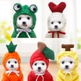 thumbnail image 3 of Pet Clothes Dogs Hooded Sweatshirt Fruit Warm Coat Cat Sweater Cold Weather Costume for Puppy Small Medium Large Dog Cat Clothes ShopWise Round, 3 of 13
