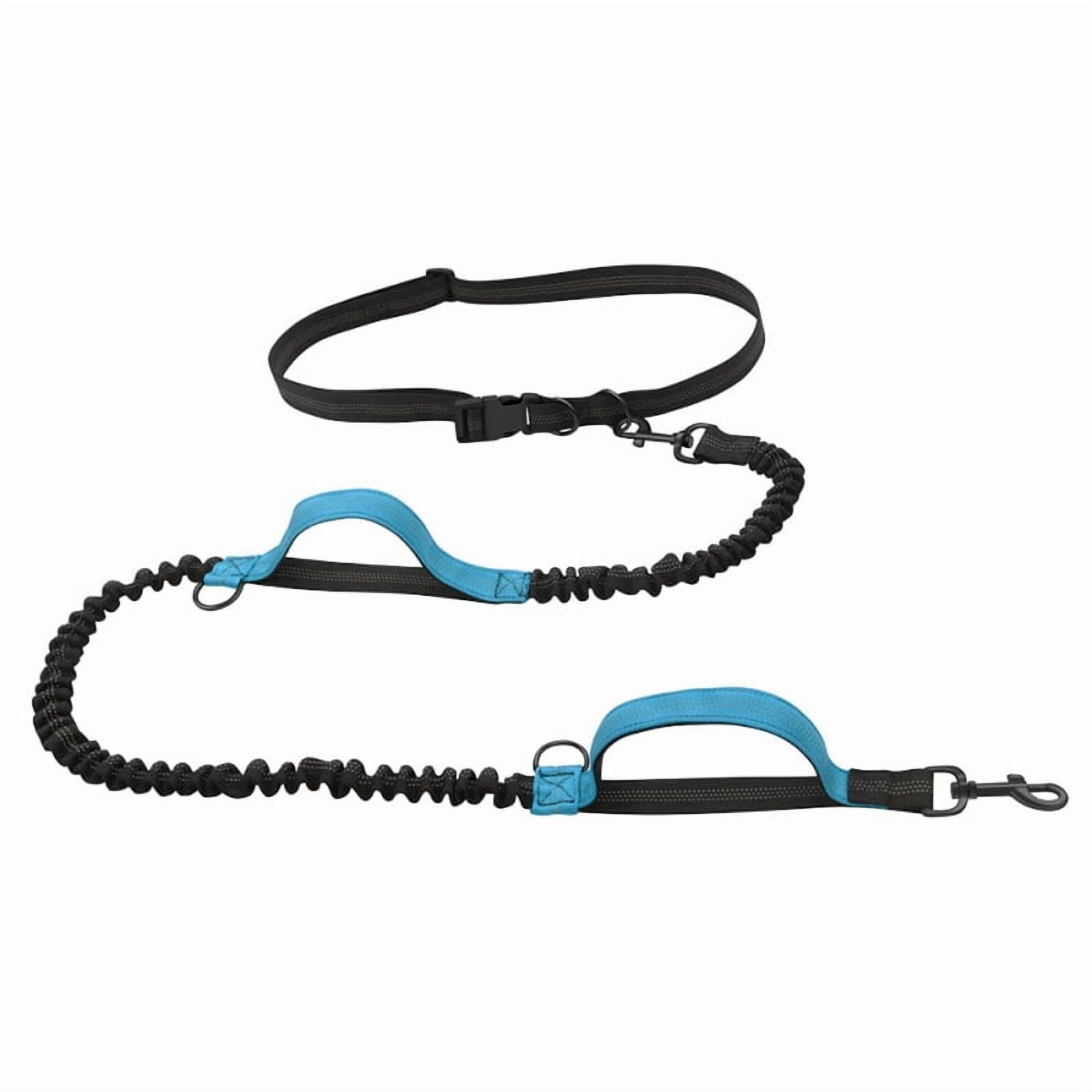 Adjustable Reflective Dog Collar & Leash Set - Nylon Pet Running Traction Rope for Large Dogs, Soft Durable Comfortable Tactical Dog Leash Kit