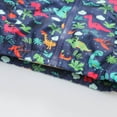 thumbnail image 5 of ATOGUTA Winter Coats for Toddler Girls Fashion Cute Dinosaur Pattern Windproof Jacket Hooded Coat Navy, Size 3T-9, 5 of 6