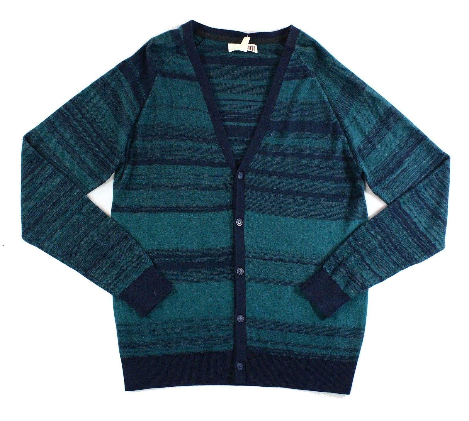 mens striped cardigan sweater