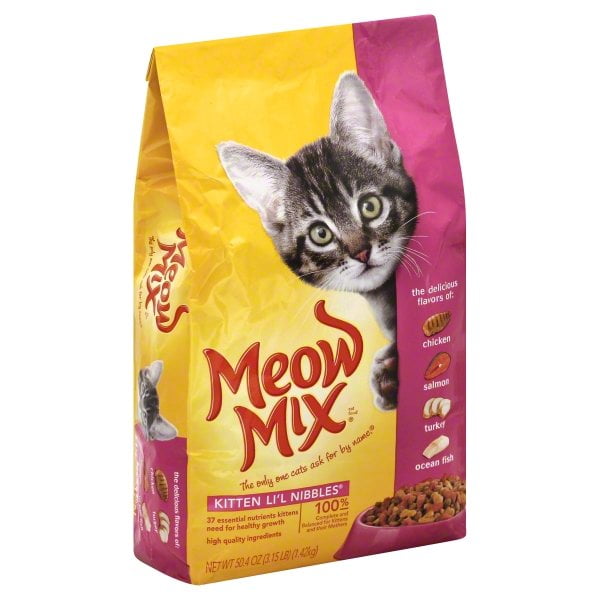 Moistening dry cat best sale food