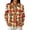Khaki#100819BB, variant on Garbnen Christmas Womens Polo Shirts Christmas Tree 3 4 Sleeve Tops for Women Xmas Button Down Fall Winter Relaxed Fit Golf Shirts for Women