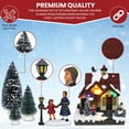thumbnail image 6 of TOP TREASURES Christmas Village Set 6" Christmas Occasion Resin Figurines, Set of 30, 6 of 8