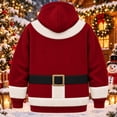 thumbnail image 4 of Christmas Pet Pouch Hoodies Cute Oversized Kitten Puppy Carrier Hood with Big Pocket Womens Mens Christmas Clothing, 4 of 5