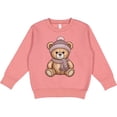 thumbnail image 2 of Inktastic Cute Teddy Bear Winter Scarf Hat Toddler Sweatshirt, 2 of 4