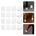 thumbnail image 4 of 16 pares Clear Heel Protector Tips Taps Caps Protectores de talón sin esquema para zapatos de tacón alto, 4 of 6