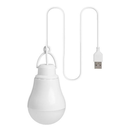 

Xewsqmlo 10pcs LED Bulb Dormitory Energy Saving Light USB Emergency Outdoor Lamp (White)