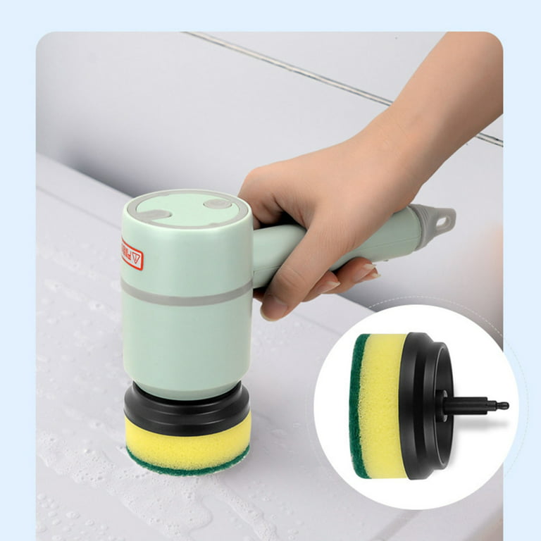 YEAHCO Electric Spin Scrubber, Cordless Power Cleaning Brush for Household  Use