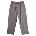 thumbnail image 3 of Tropi Mens Scrub Sets - Four Pocket Medical Scrubs Uniform (V-Neck with Cargo Pant) (Grey, XX-Large), 3 of 3