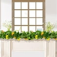 thumbnail image 5 of Tahtuvzn Home Decor Clearance! Simulated Lemon False Flower Vines Staircase Door Decoration Simulated False Flower Decoration 72.83in, Gifts for Friend, 5 of 6