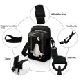 thumbnail image 5 of HELLHERO Pumpkin Cat Pattern Cross Body Purse 2 Zippers Outdoor Travel Adult Crossbody Bag with Zipper Closed, 5 of 7