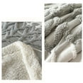 thumbnail image 6 of Uutvery Embossed Taffeta Blanket, Thickened Lamb Fleece Cover for Winter, Soft Office Nap Throw Blanket for Sofa and Bed, 59.06x78.74 Inches, 6 of 6
