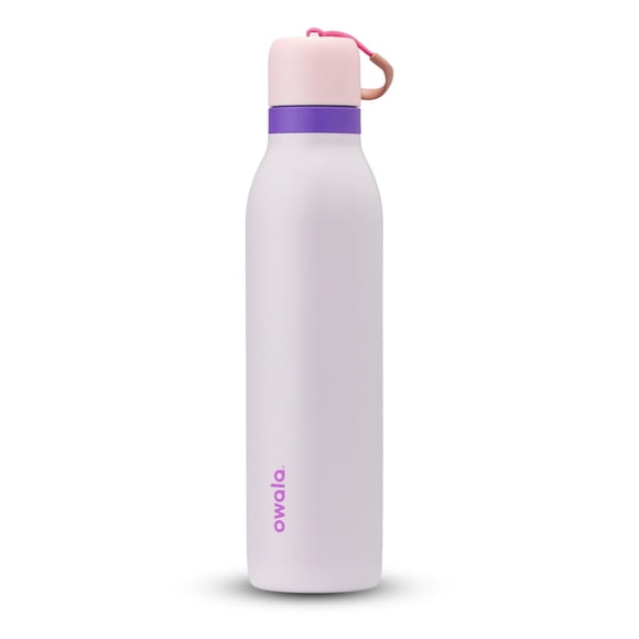 Owala FreeSip Twist Insulated Stainless Steel Water Bottle with Straw for Sports and Travel, BPA-Free, 24-oz, Pink/Purple (Dreamy