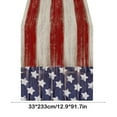 thumbnail image 3 of Lilixerw 4th of July Tablecloth,Patriotic American Flag Table Cover,Independence Day Memorial Day Table Cover for Party Picnic Dinner Decor, 3 of 6