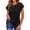 Black, variant on Cap Sleeve Oversized T Shirts Loose Fit Blouses Women's Summer Casual Tops