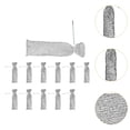 thumbnail image 3 of GROWTH TANK 12 Pieces Washing Machine Fluff Traps Washer Fluff Catcher for Washing Machine, 3 of 6