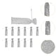 thumbnail image 3 of 12 trampas para pelusas de lavadora, para manguera de lavadora, para lavandería doméstica 12 piezas, 3 of 6