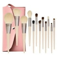 thumbnail image 2 of Xihbxyly Juego de 12 Brochas de Maquillaje, Polvos Sueltos, Rubor, Herramientas de Maquillaje de Belleza, 2 of 3