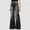 Black, variant on Azrian Women's Fashion Casual Loose Washed Denim Jeans Casual Solid Stretch Slim Pants Summer