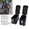 thumbnail image 4 of 18L Motorcycle Side Case Aluminium Alloy Hard Saddlebag Box with Safety Lock and Handle for Helmet Luggage, 4 of 7