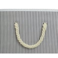thumbnail image 3 of Better Homes & Gardens Fabric Cube Storage Bins (12.75" x 12.75"), Gray Stripe, 2 Pack, 3 of 6