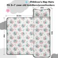 thumbnail image 5 of Pioneer Flower Floral Print Pattern Teens Toddler Nap Mat with Pillow, Sleeping Mat Bag for Preschool Daycare 59"x22", 5 of 6