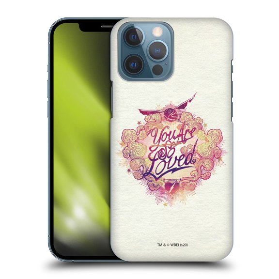 Head Case Designs Officially Licensed Harry Potter Deathly Hallows XXVI You Are So Loved Hard Back Case Compatible with Apple iPhone 13 Pro Max
