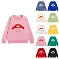 thumbnail image 7 of Ruyang Boys Cute Heart Sweatshirt Girls Valentine's Day Pullover Sweatshirts Winter Crewneck Oversized Trendy Hoodies, 7 of 7