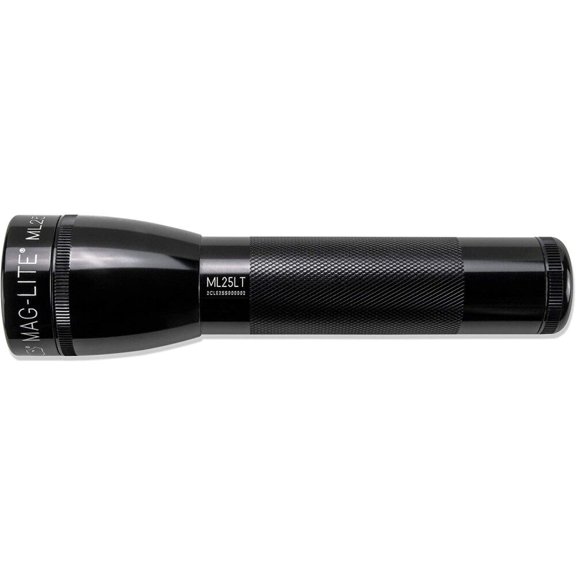 ML25LT 2-Cell C LED Flashlight, Chipboard Packaging, Black