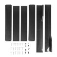 thumbnail image 2 of Car Side Skirt, 6PCS Car Side Skirt Carbon Fiber Pattern 3 Section Type Side Skirts Winglets Diffusers Universal Replacement For, 2 of 7