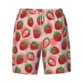thumbnail image 5 of Rocae Cute Strawberry for Men's Swim Trunks Quick Dry With Two Side Pockets and One Lined Patch PocketLarge, 5 of 9