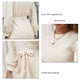 thumbnail image 1 of Vestido De Manga Larga, Patrón De Gofres, Vestido Con Cinturón Para Mujer, Transpirable Para Vacaciones Para Oficina Para Mujer ANGGREK Otros, 1 of 6