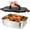 3800ML, variant on Stainless Steel Storage Containers, 7500 ML/ 254 oz / 32 Cup Large Storage Meal Prep Containers with Airtight for Roasting Turkey, Chicken, Baking Casserole, Fruits, Party