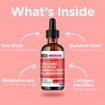 thumbnail image 6 of Liquid Collagen Peptides with Sea Moss, Burdock Root & Bladderwrack - High Potency/Absorption Formula. Hair, Skin, Nail + Joint Support. Weight Management & Immunity Booster – Collagen Mojo - 2 oz., 6 of 9