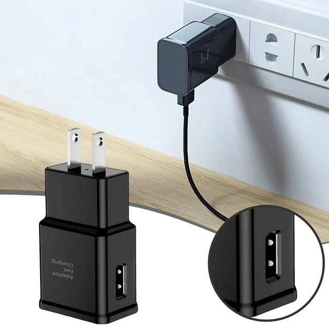 Fast Charging Block USB Wall Charger Adapter Plug for Android Phones and Tablets with Adaptive Technology