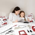 thumbnail image 4 of Castle Fairy Children Cartoon Truck 7-Piece Twin Bedding Sets,Construction Vehicles Bedding Comforter Set,Equipment Car Breathable Sheet Sets,Ultra Soft Home Decor, 4 of 8