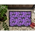 thumbnail image 3 of Tapis de Porte Halloween Chats Noirs sur Fond Violet, Tapis Intérieur Ou Extérieur, 3 of 4