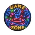 thumbnail image 2 of XMXY Gaming Zone Joystick Spare Tire Cover, Universal Waterproof Cover for Jeep RV Tire Wheel Protection, 16 inch, 2 of 8