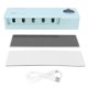thumbnail image 1 of Soporte UV para cepillos de dientes, organizador de cepillos de dientes de limpieza ultravioleta USB montado en la pared, verde, 1 of 5