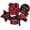 Red, variant on FENGGHAO Class of 2026 Graduation Centerpiece Sticks Congrats Grad Table Toppers Set of 5 Cards with Sticks for College Party Decor
