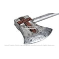 thumbnail image 4 of 31" Fantasy LARP Foam Viking Filed Axe Latex Video Game Anime, 4 of 4