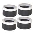 thumbnail image 1 of Elevadores de cama redon Sunnimix juego de 4 Elevadores de cama para armazón de cama sofá Elevadores de sillas accesorios de patas de sofá Negro, 1 of 8