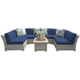 thumbnail image 1 of New Haven 7 Piece Outdoor Wicker Patio Furniture Set 07c, 1 of 7